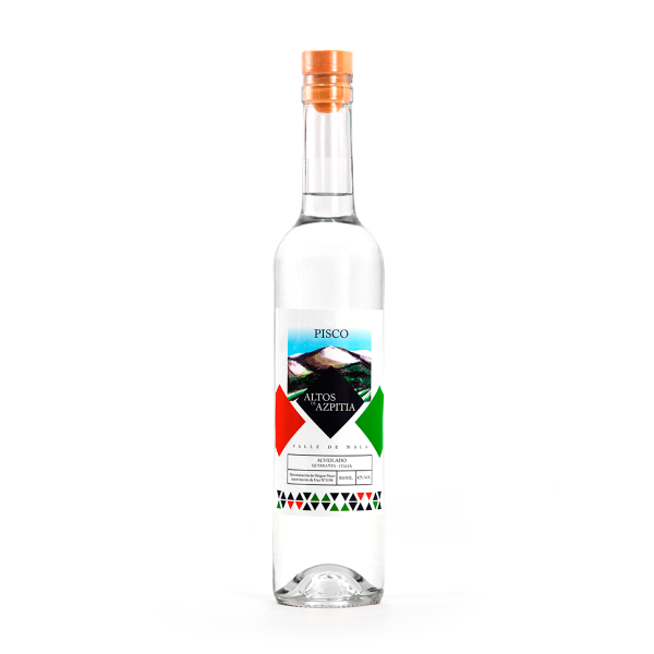 Pisco Acholado - Quebranta Italia - Altos de Azpitia 500ml (Burdeo)
